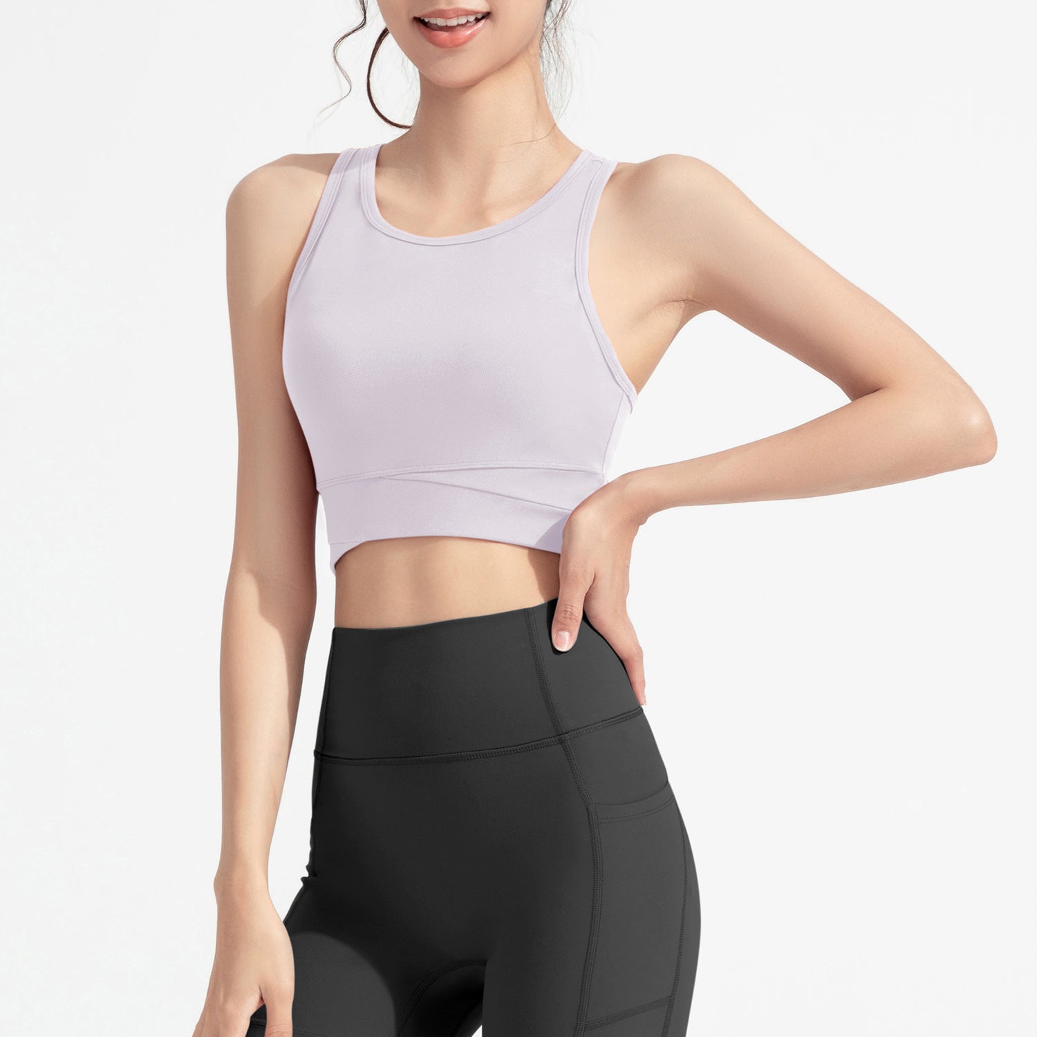 Athena Lulu All-in-One Naked Back Yoga Vest