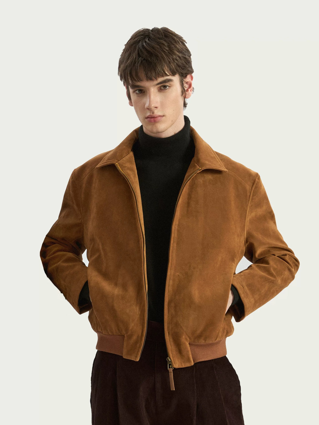 Stay The Night Pu Leather Shoulder Lapel Jacket