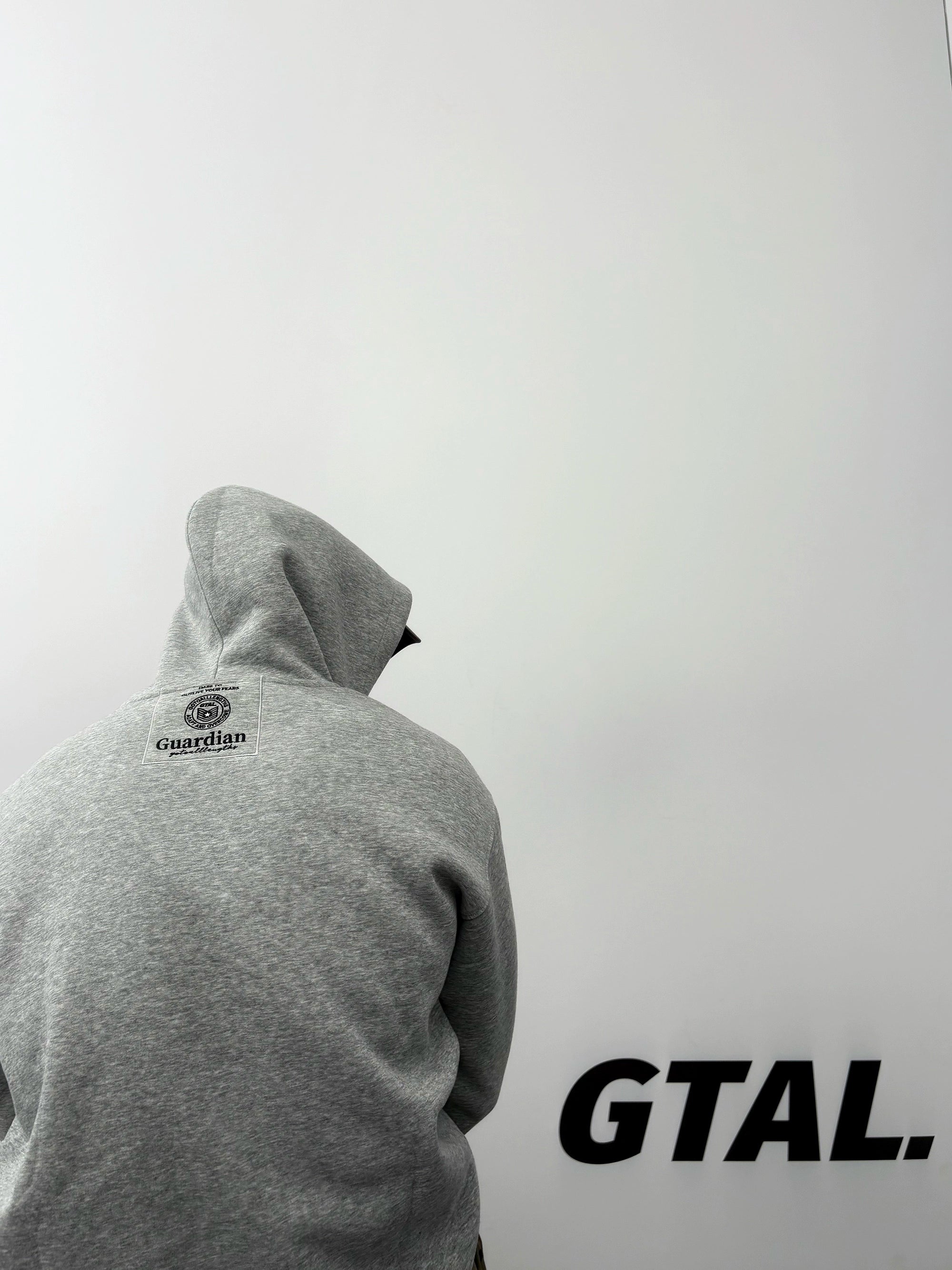 GTAL Three-dimensional Cut Embroidered Hooded Sweater