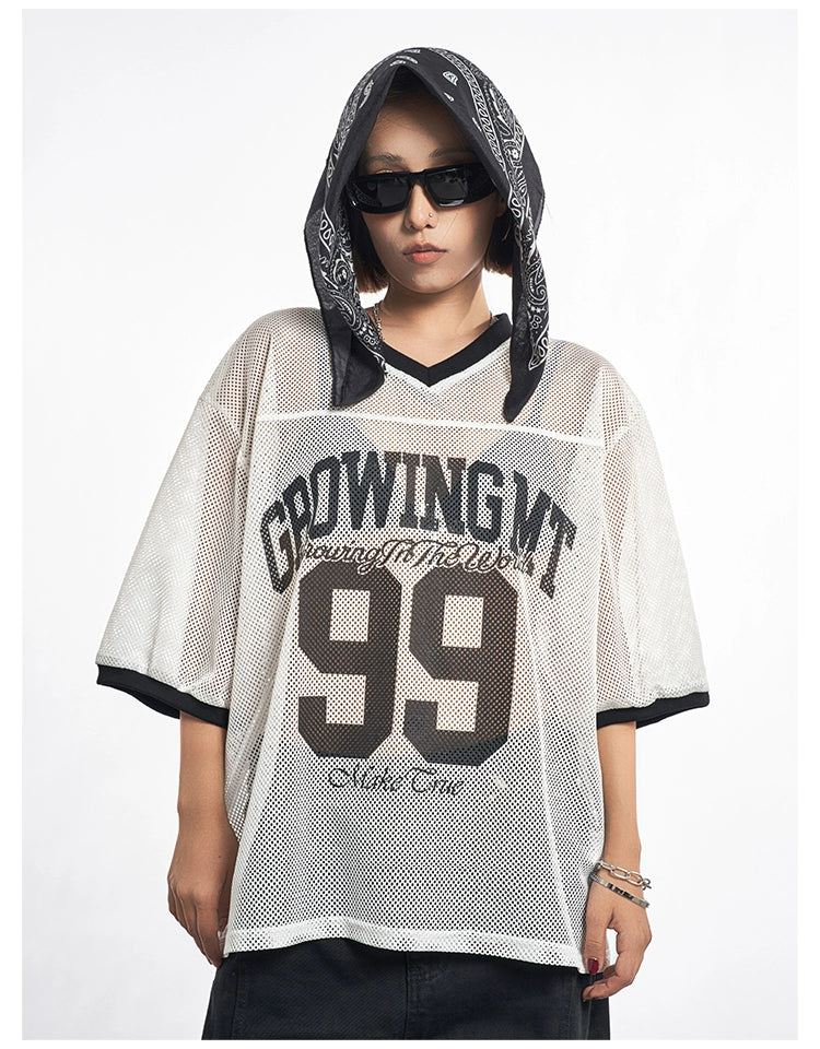 MT99 Cool V-neck Stacked Inside Jersey