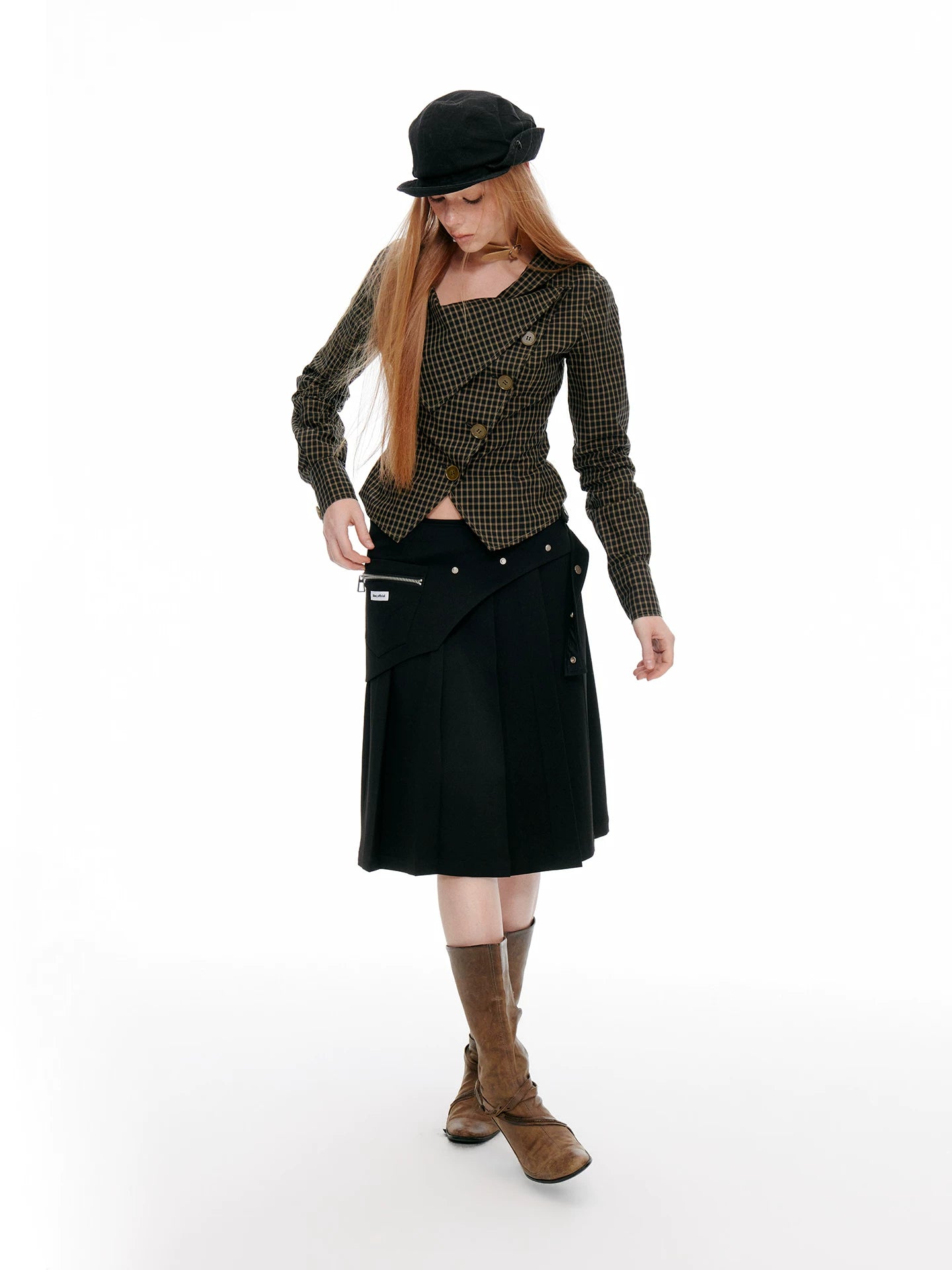 JIKOO Retro Loose Straight Culottes