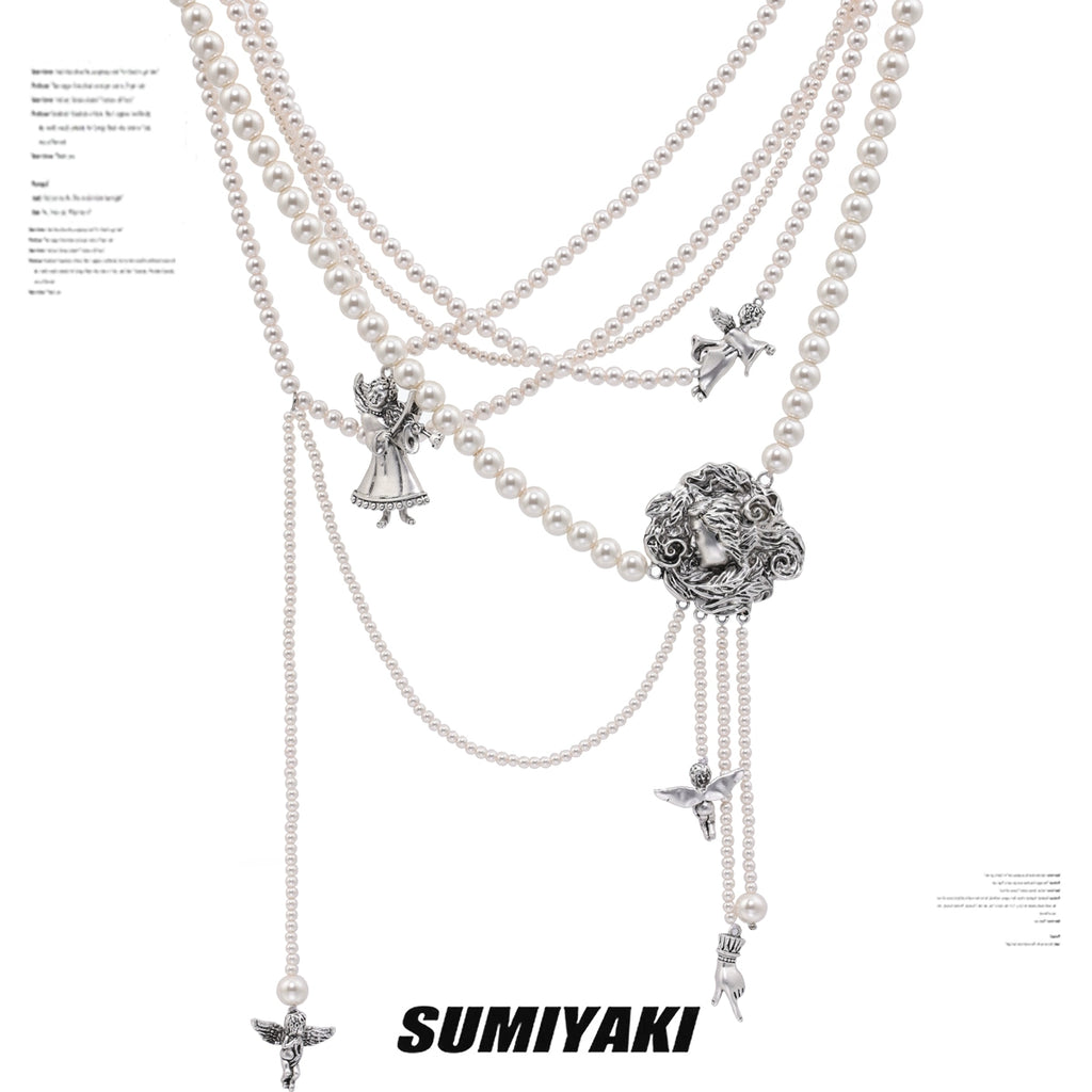 SUMIYAKI Pearl Niche Versatile Necklace