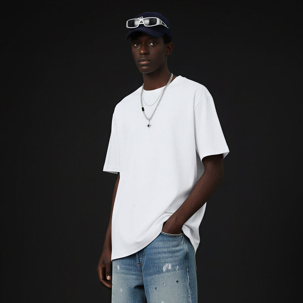 Inflation Fruit Stretch Solid Color T-Shirt Short Sleeve