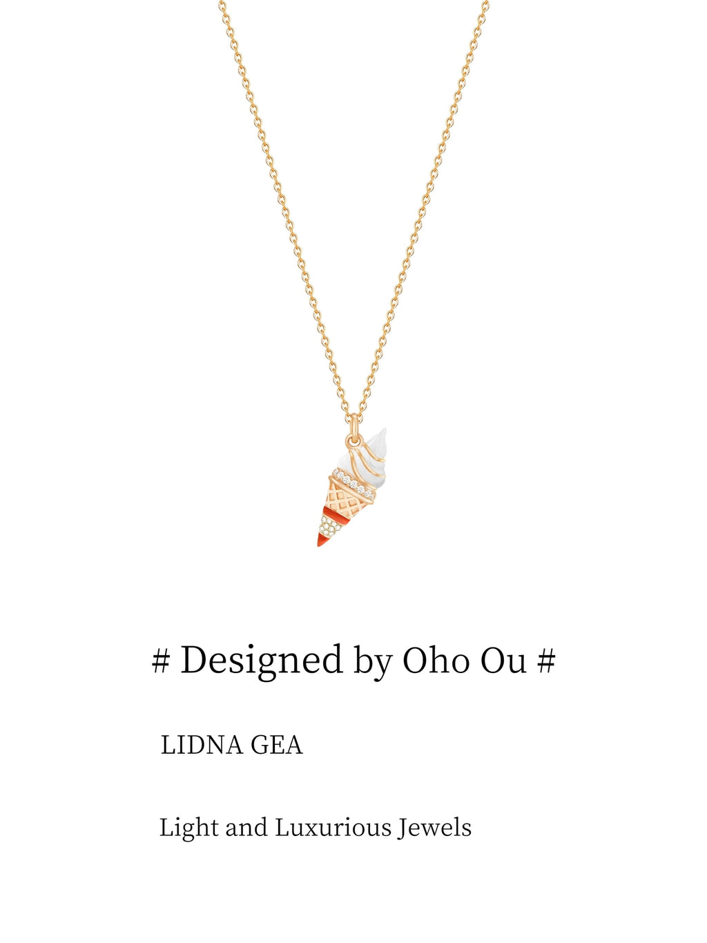 Oho Ou Premium Light Ice Cream Necklace