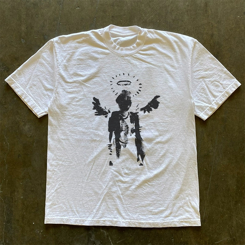 Wang Youbing Studio! Angel 220g 100% Cotton Tee