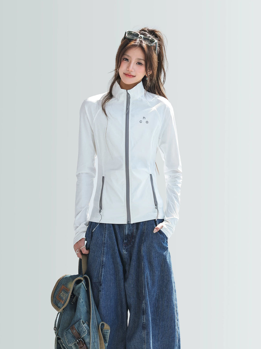 CHANT2nd Slim-fit Stand-up Collar Sunscreen Jacket