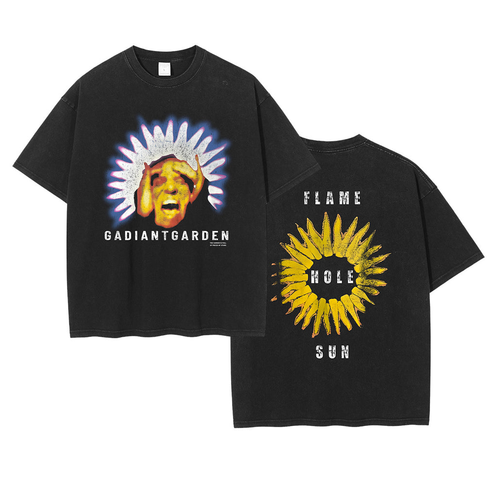 ARTIE Washing Retro Trendy Brand Printed Tee