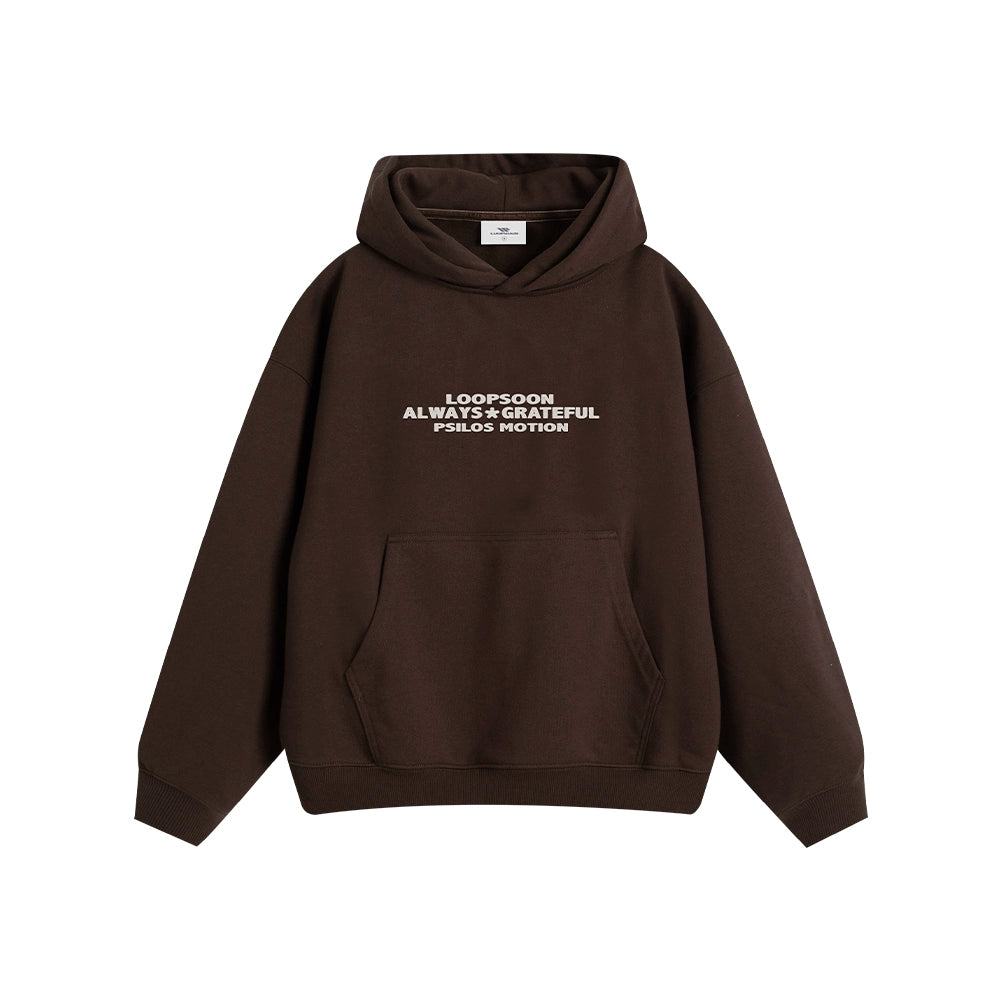 Loopsoon Chest Old Printed Loose Casual Sweater