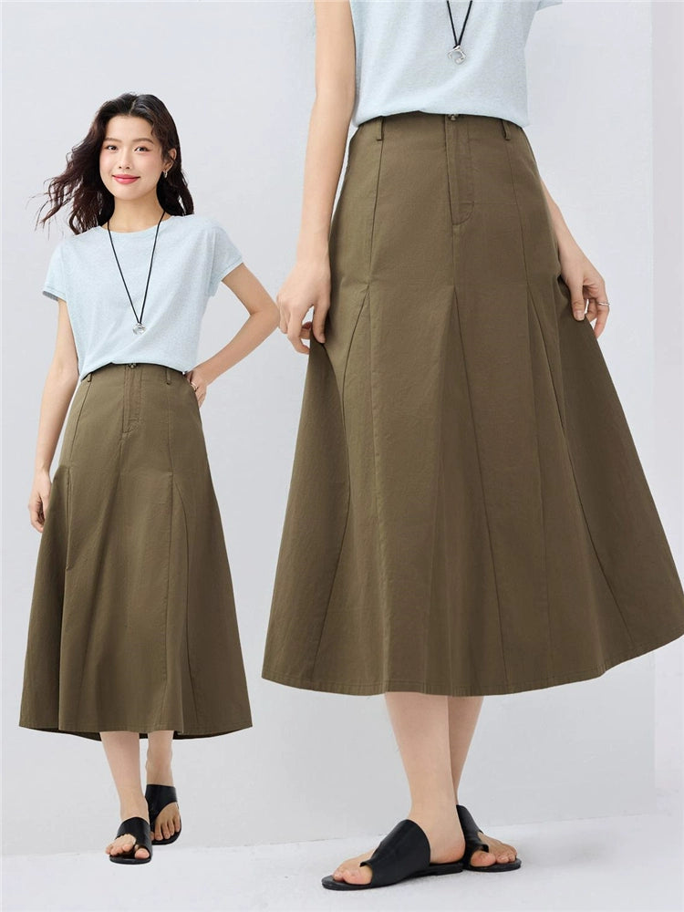 Giordano's A-line Skirt Is A Bone-breaking Thin Skirt