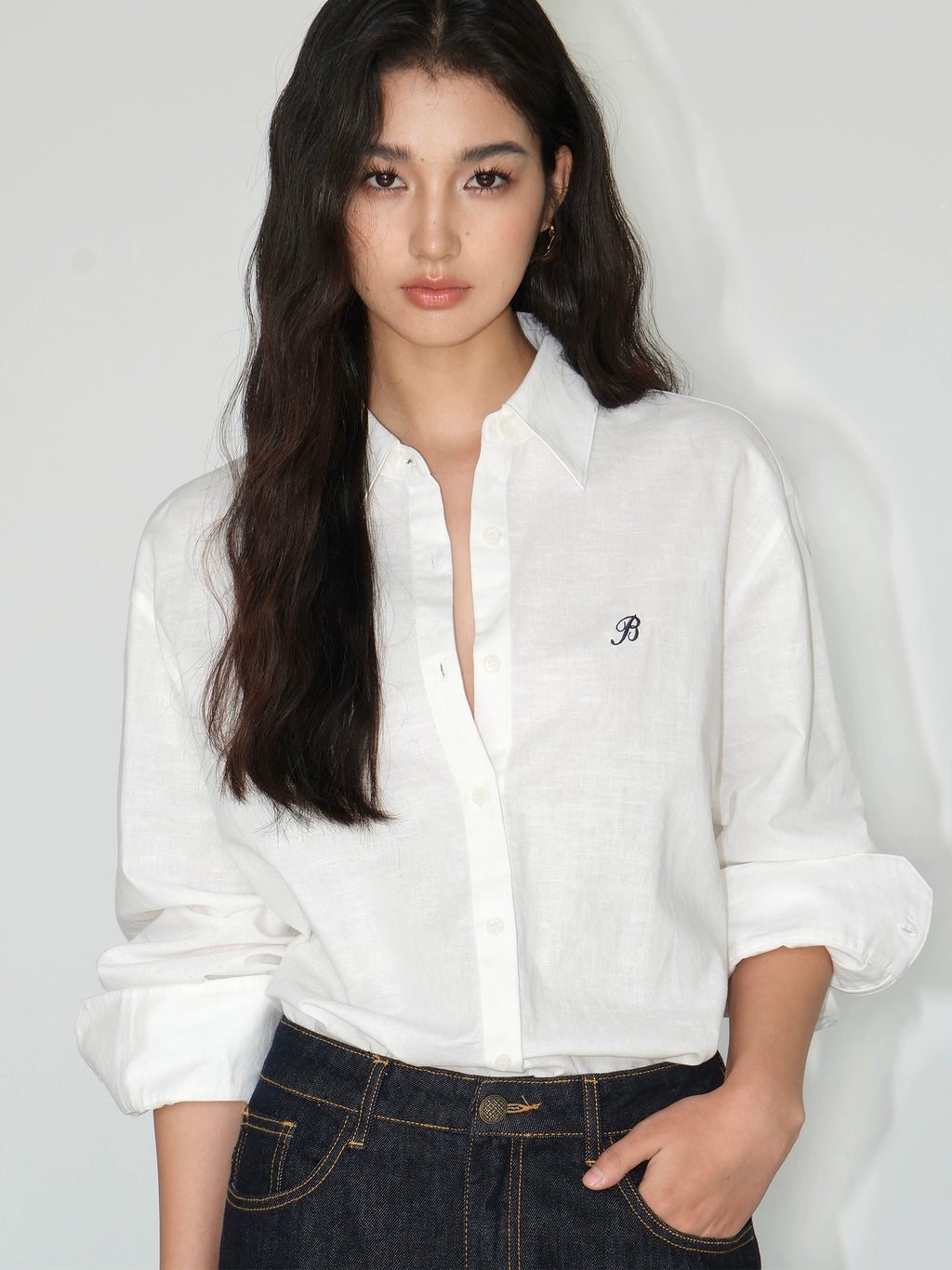 NEVA HU Loose Temperament Shirt