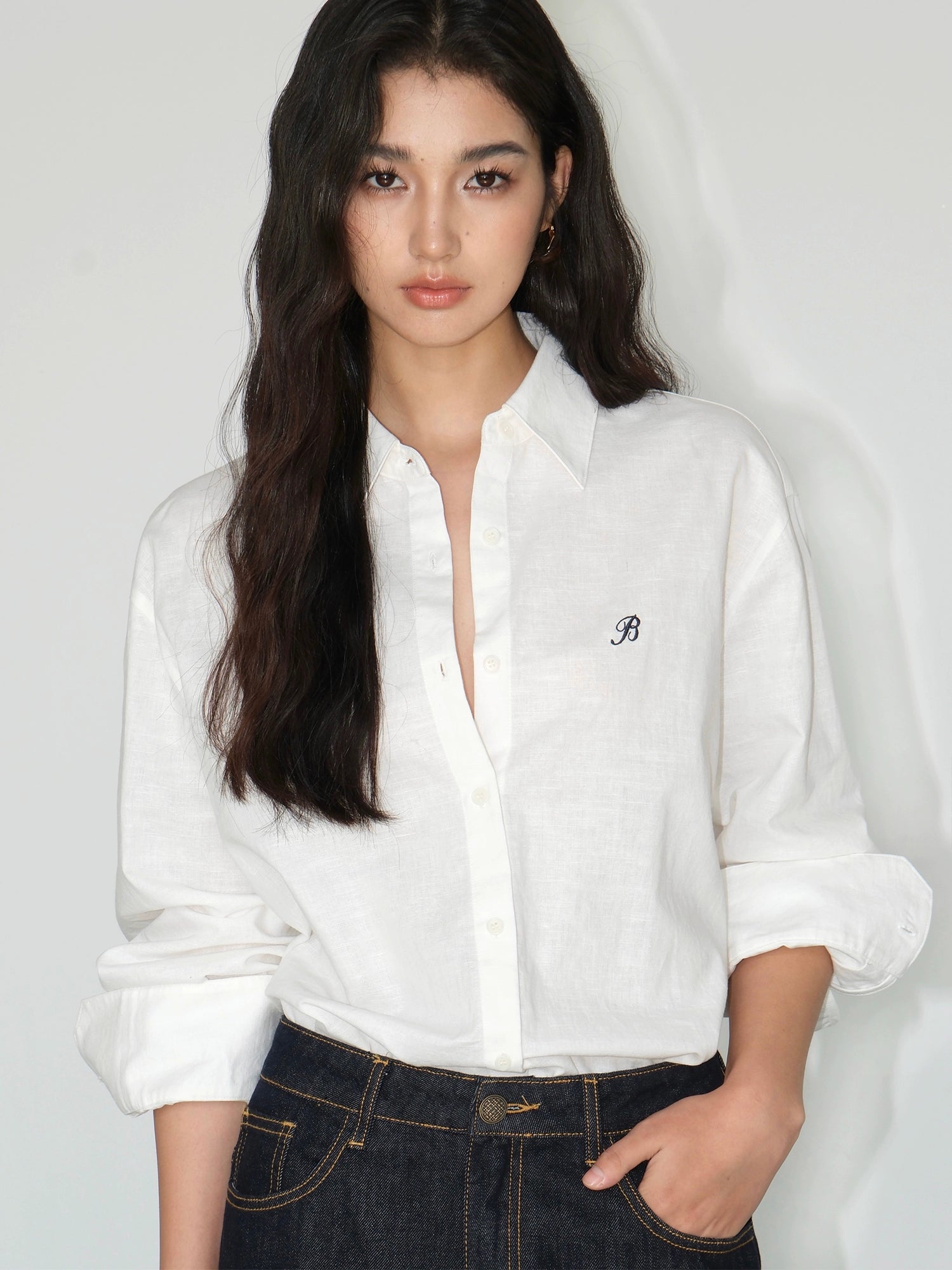 NEVA HU Loose Temperament Shirt