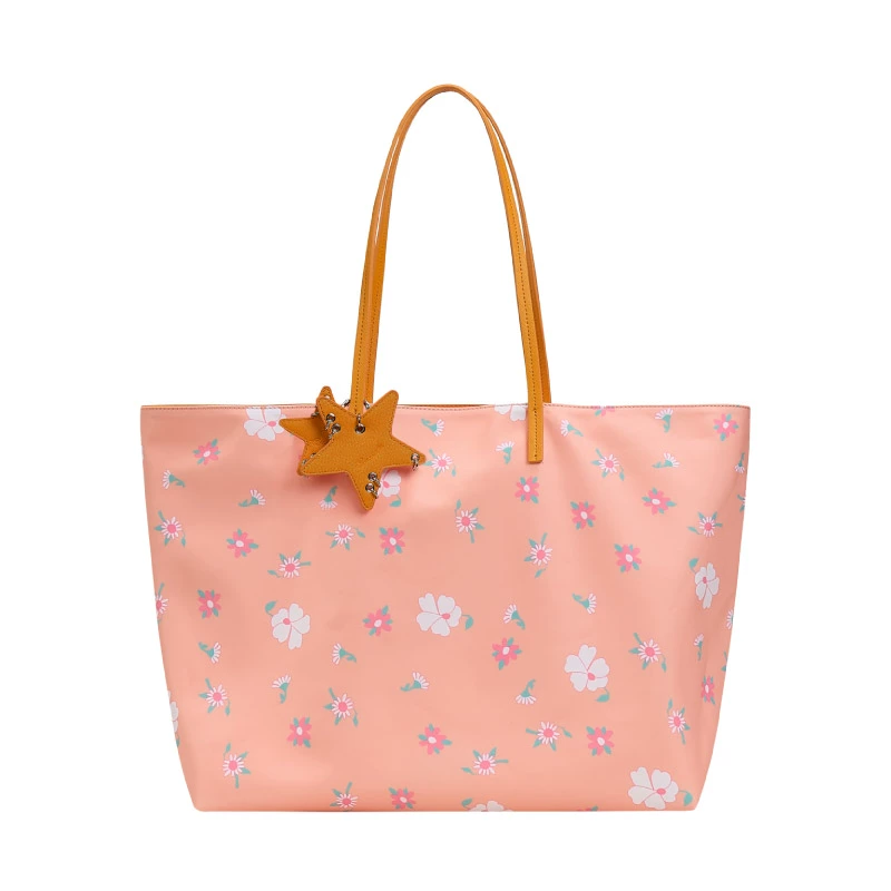 ECODAY Large Capacity Floral Shoulder Handbag