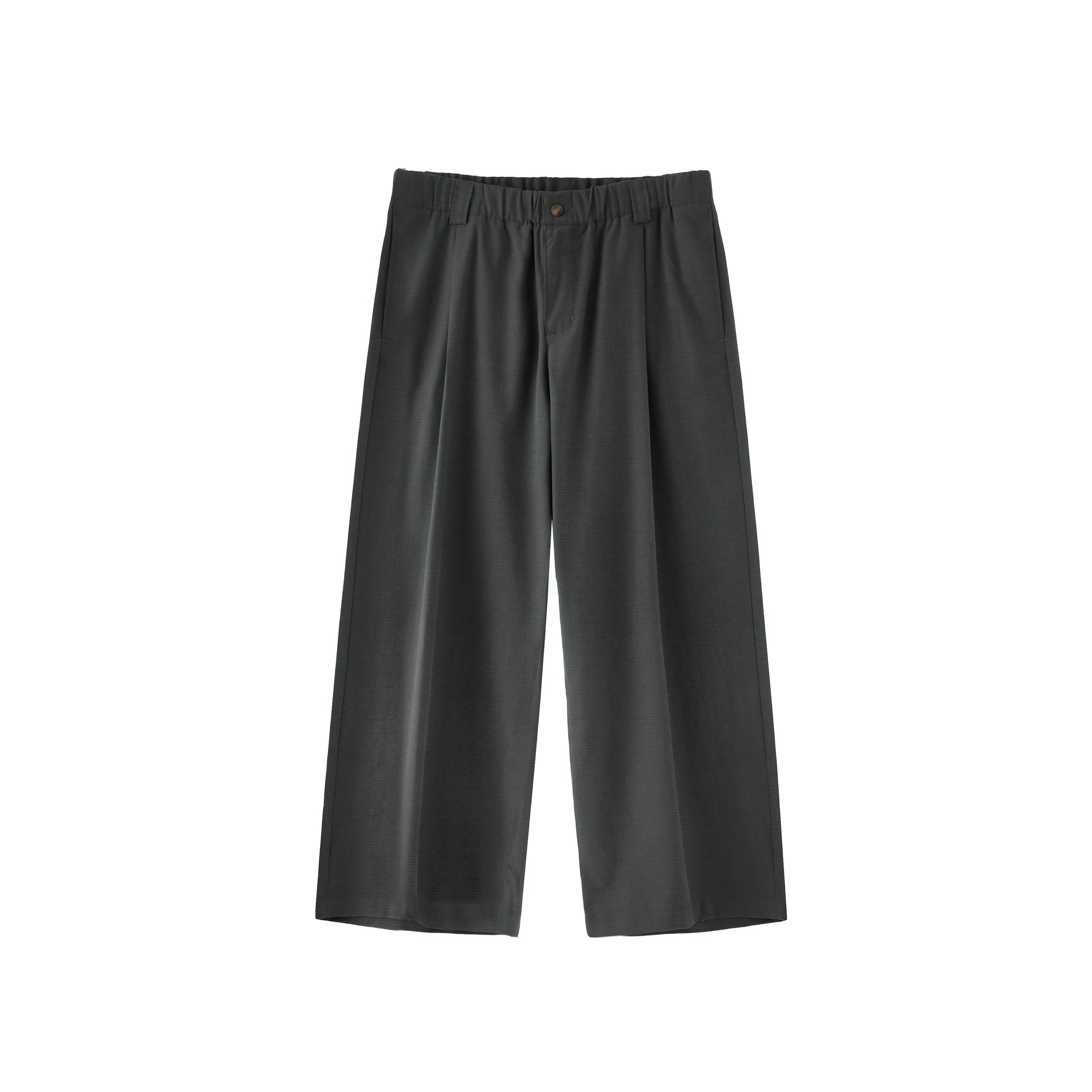 BUTTBILL Vintage Wide-leg Slacks
