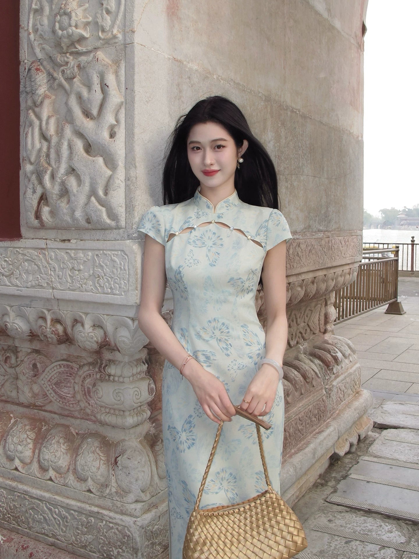 ZIHE Skeleton Slim-fit Dress