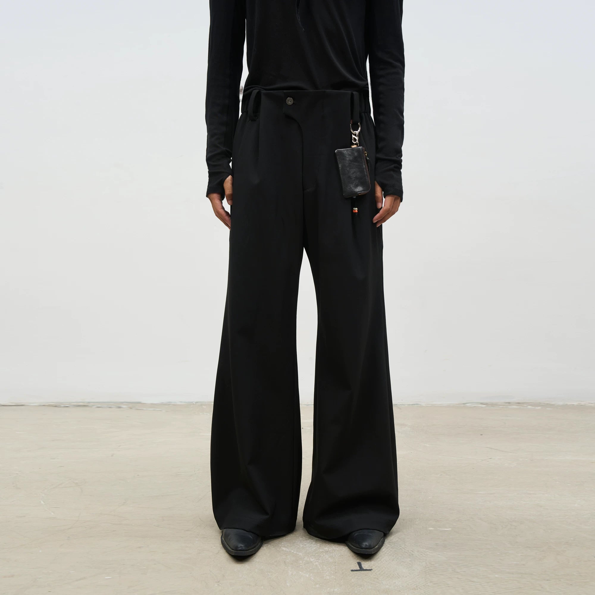 Southfish Wide-leg A-line Trousers