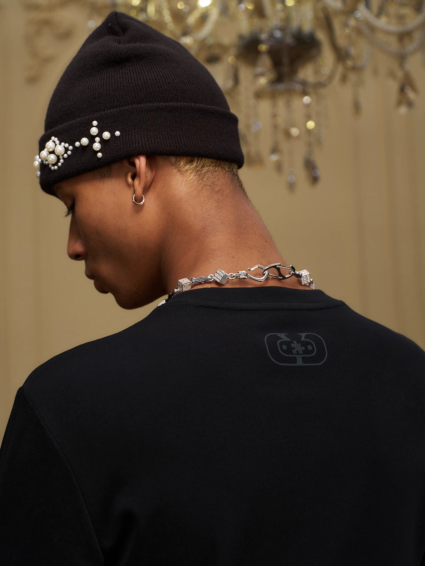 YADcrew Elastic Slim Loose Versatile Long Sleeve