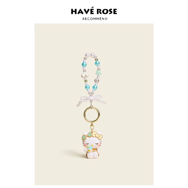 HAVEROSE Hellokitty Cute Girl Heart Pendant