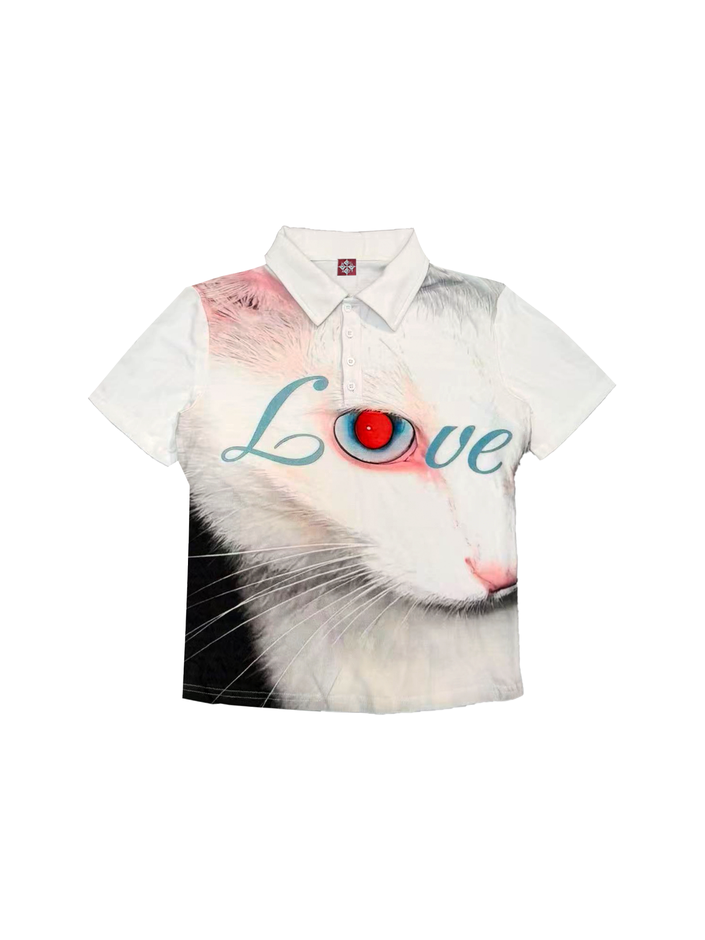 DETW Front Shoulder Thin POLO Shirt Tee
