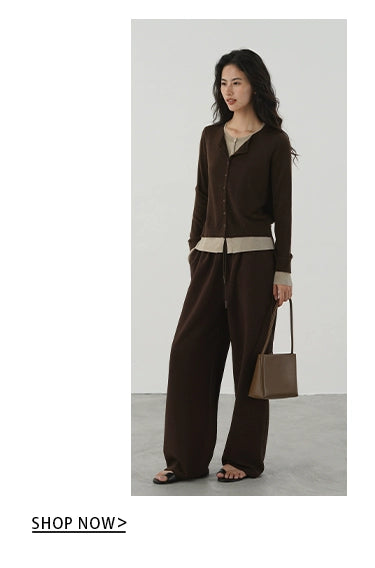 EIGHTHMONTH Casual Versatile Fake Two-piece Knitted Sweater