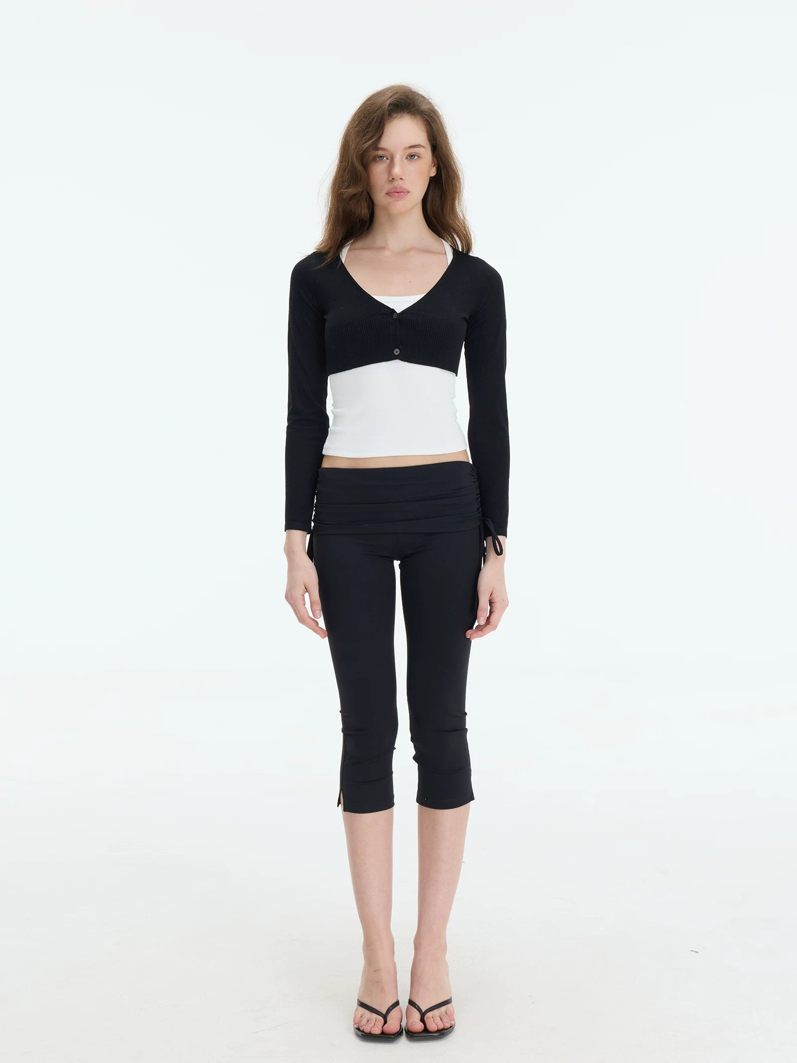 Veryrareme Short V-Neck Versatile Cardigan