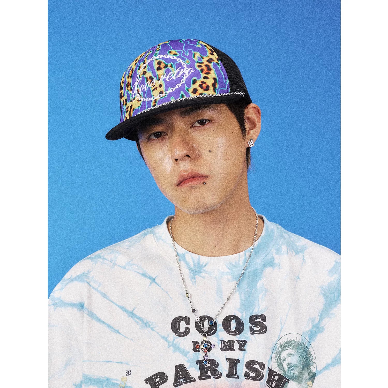 CoosRetro Hip Hop Graffiti Print Versatile Baseball Cap