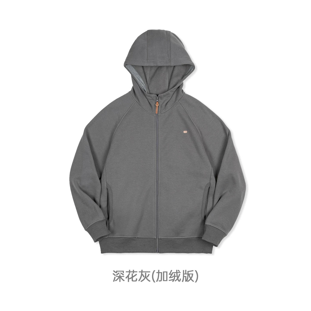 Madden Casual Hooded Fleece Cardigan Sweater