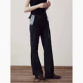 COLN Low-rise Flared Slacks