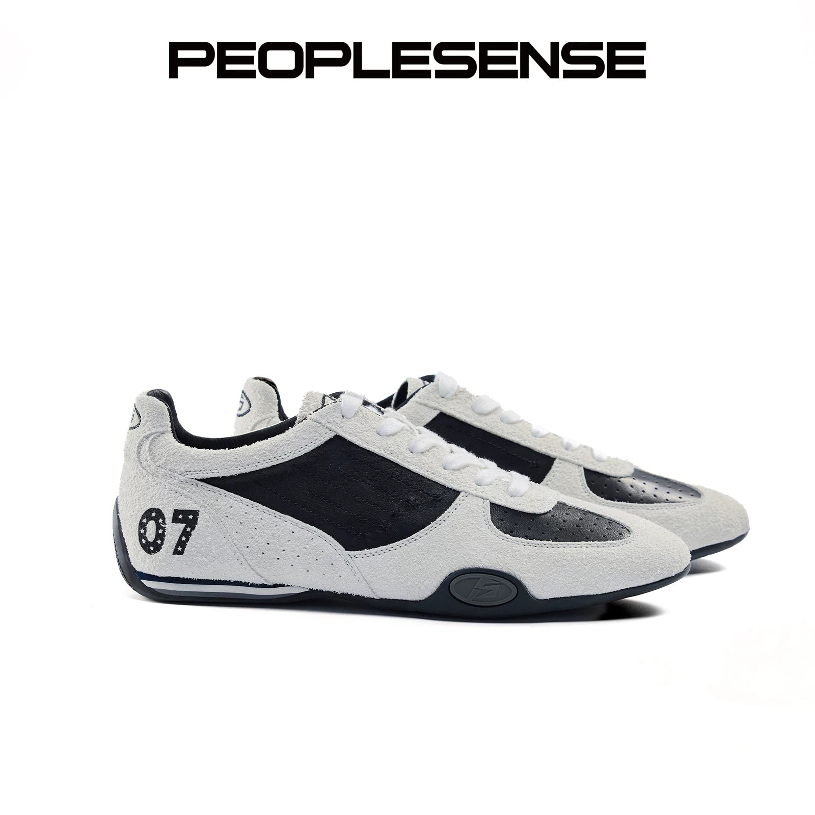 PEOPLESENSE Vintage Stitched Embroidered Sneakers