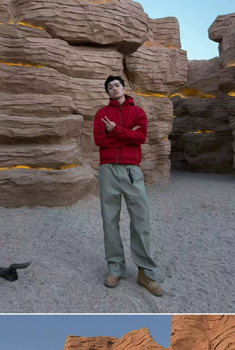 ZOZOFOREST Fleece Urban Casual Hooded Sweater