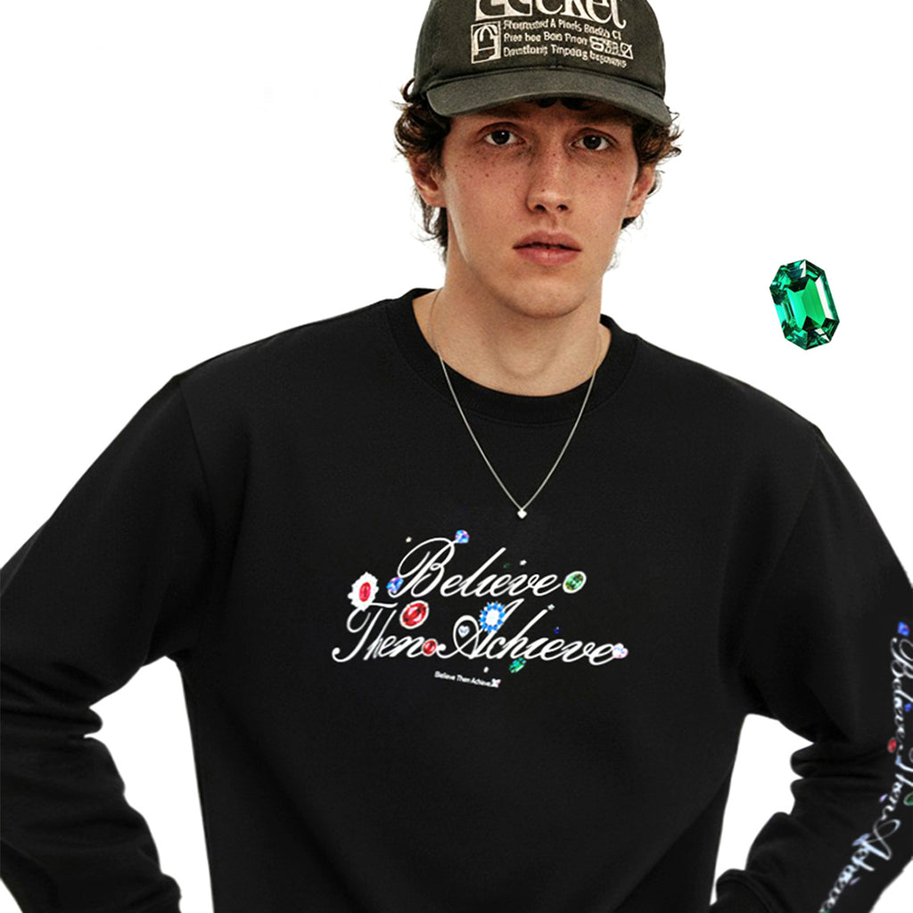 Inflation Alphabet Gem Print Long Sleeve