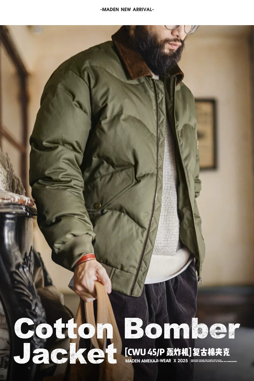 Madden Vintage CWU45P Flight Jacket