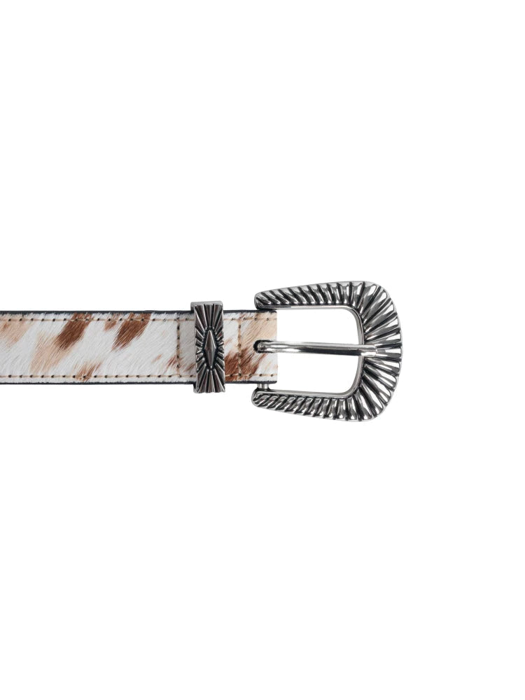 DYZZYMOTIF Retro Cow Pattern Belt