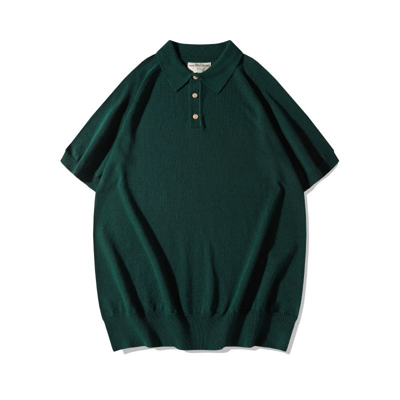 PrintAce Vintage Knitted Polo Shirt