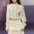 AGAM Lazy Waist and Thin Knitted Sweater