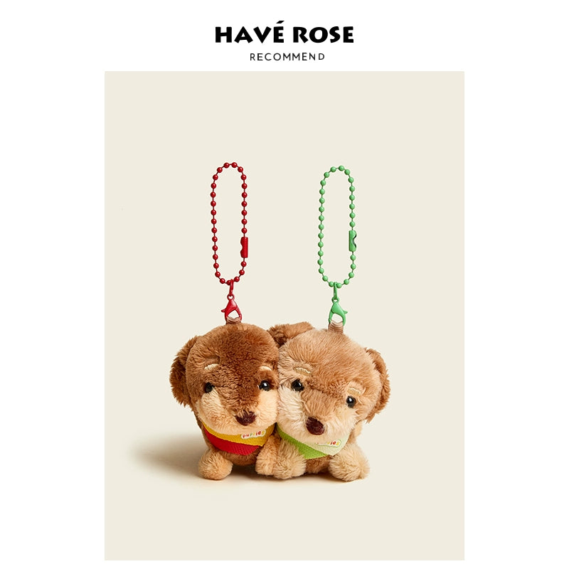 HAVEROSE Burger Dachshund Dog Bag Pendant