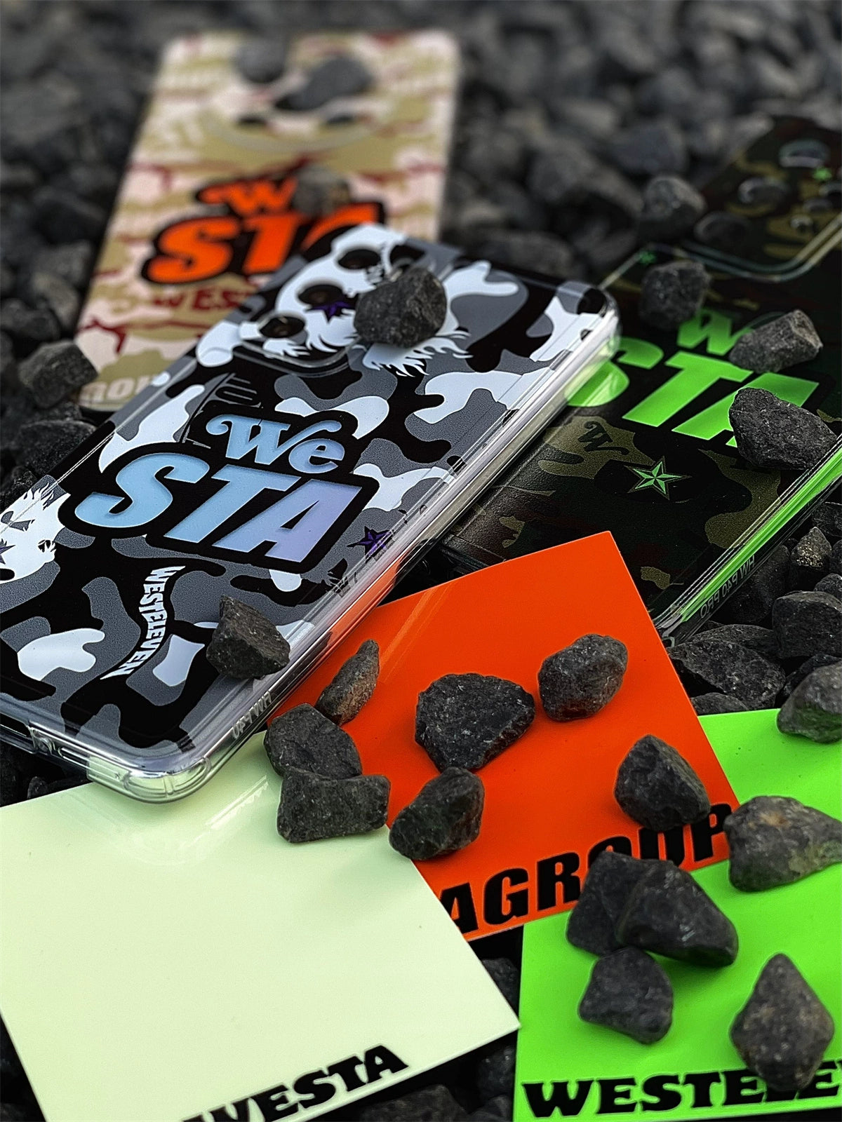 WESTELEVEN Huawei Camouflage Luminous Mobile Phone Case