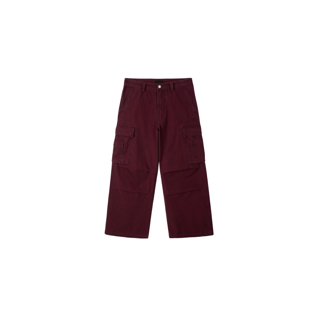 PLUS NO LOGO Washed Loose Wide-leg Cargo Pants