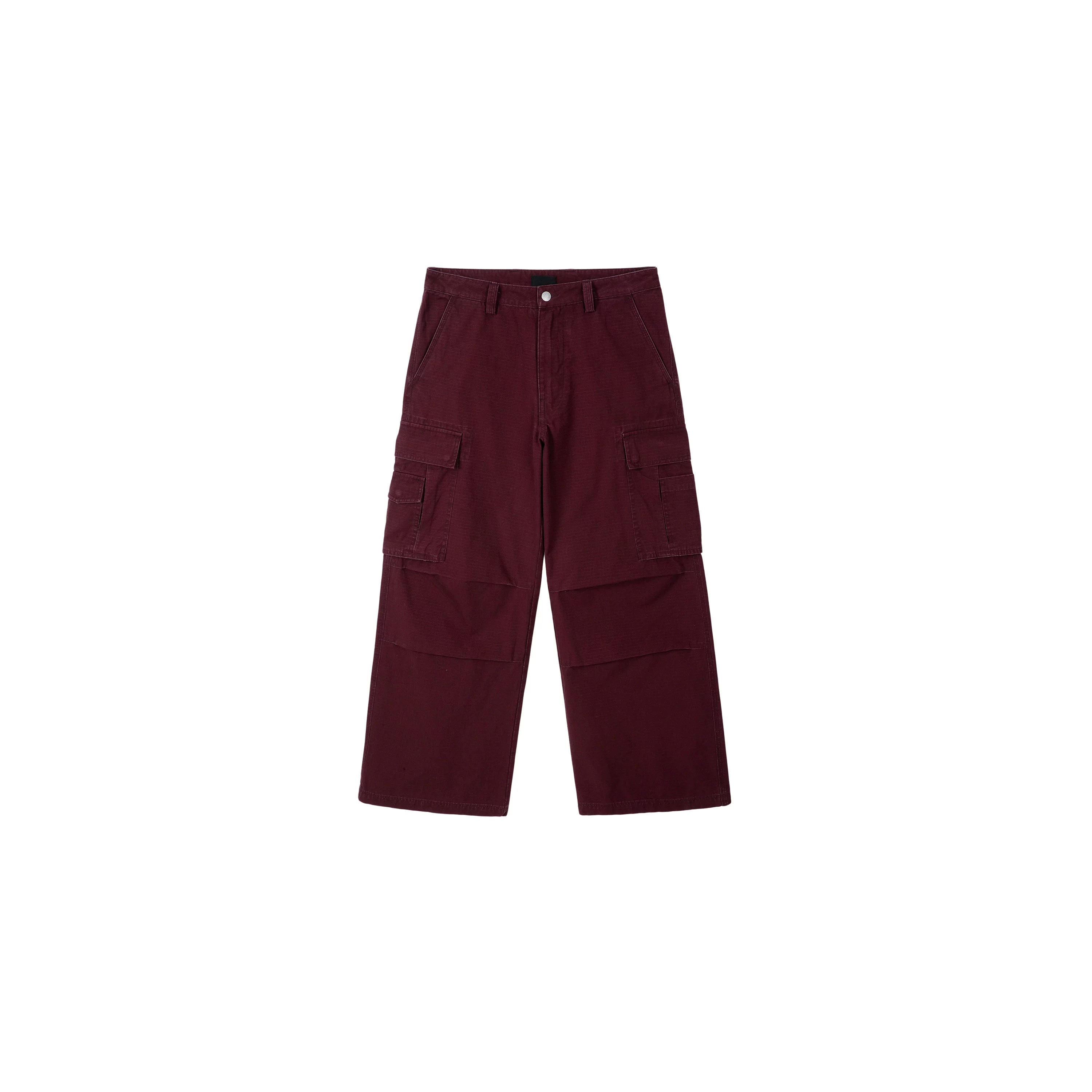 PLUS NO LOGO Washed Loose Wide-leg Cargo Pants
