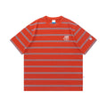 BENT IDEA Vintage Embroidered Striped Tee