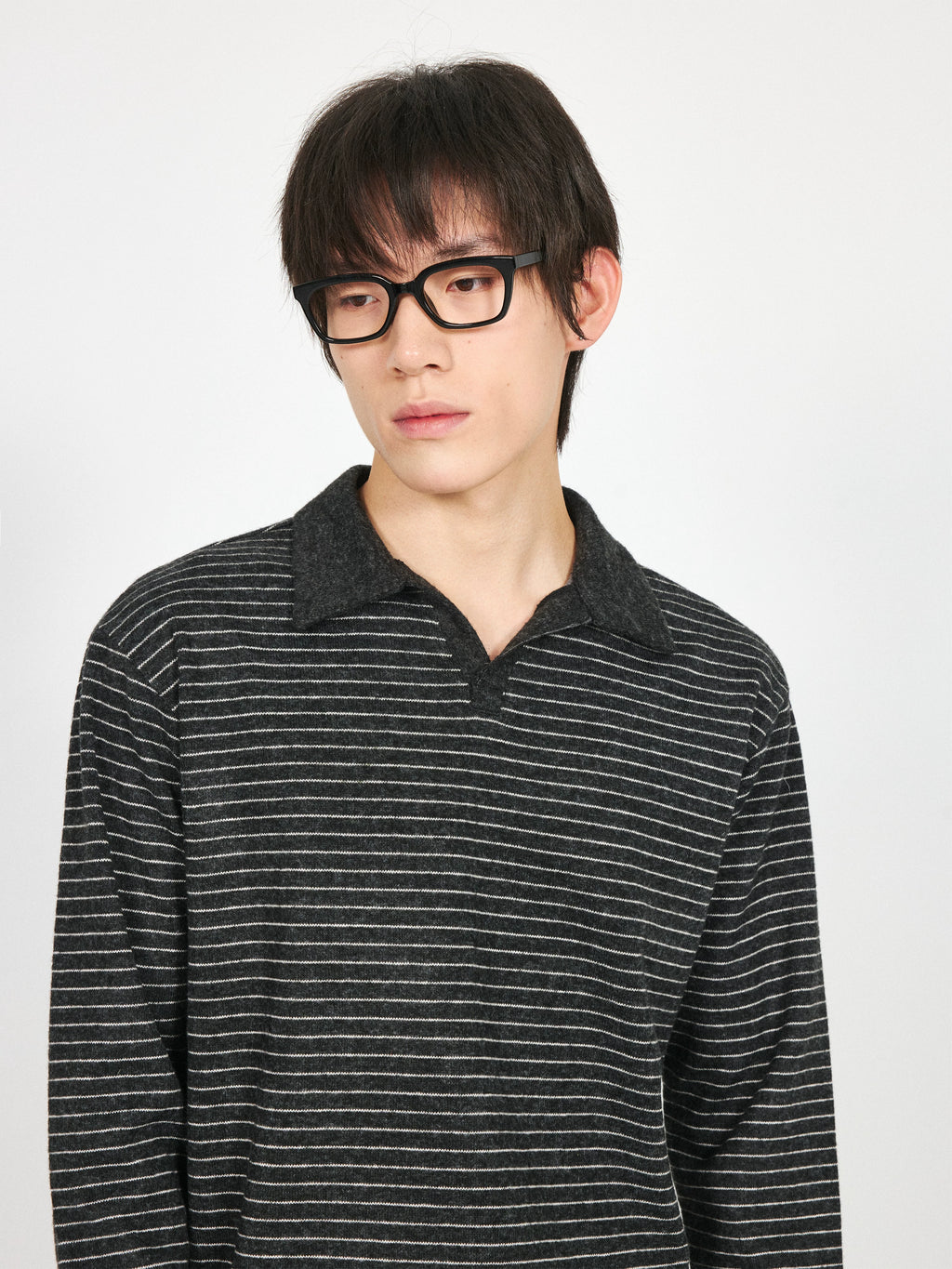 Stay The Night Striped Contrast Knitted Long Sleeves