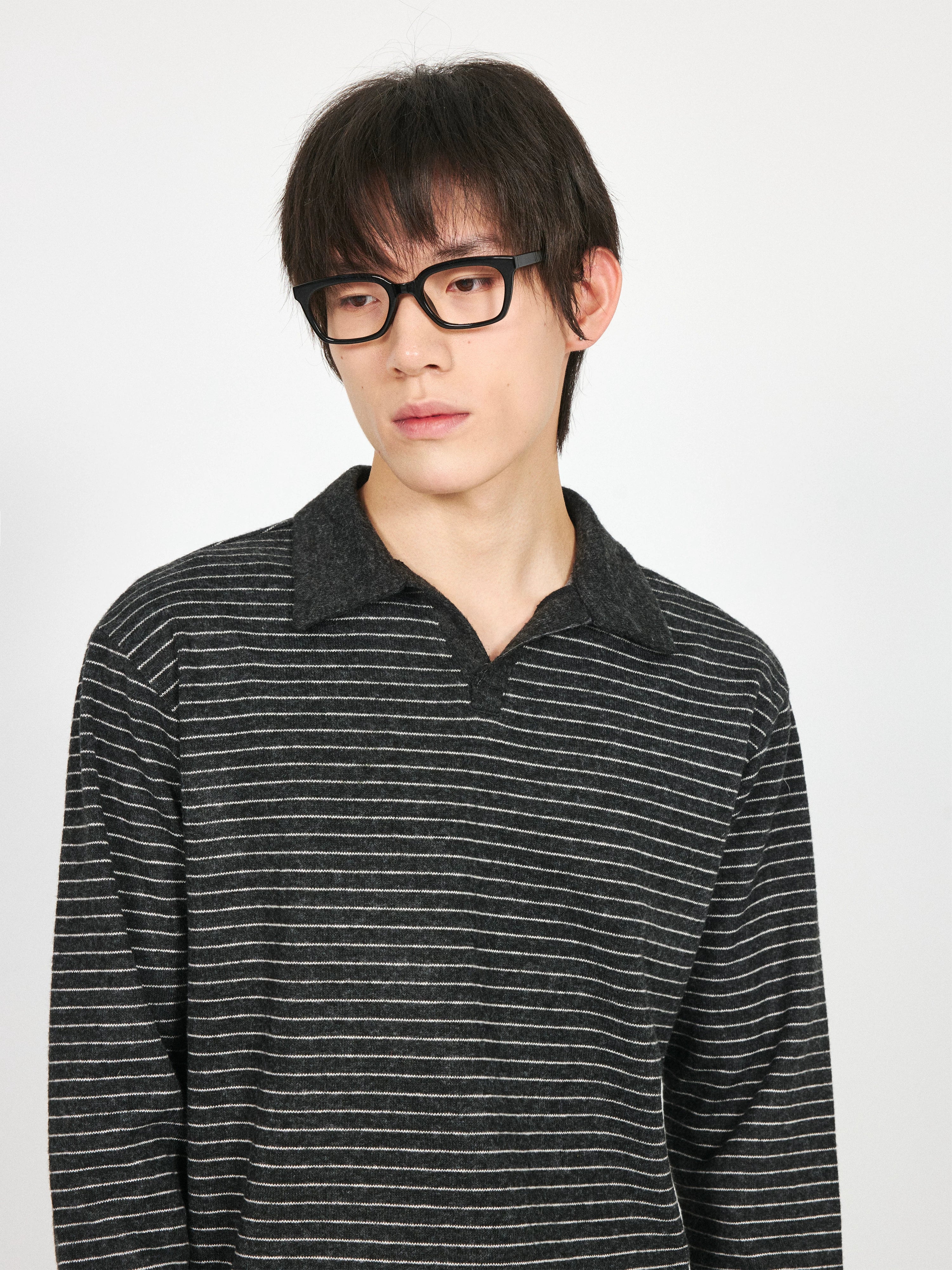 Stay The Night Striped Contrast Knitted Long Sleeves