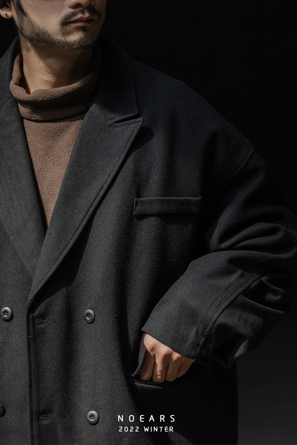 NOEARS Double-breasted Casual Ruffian Handsome Suit Coat