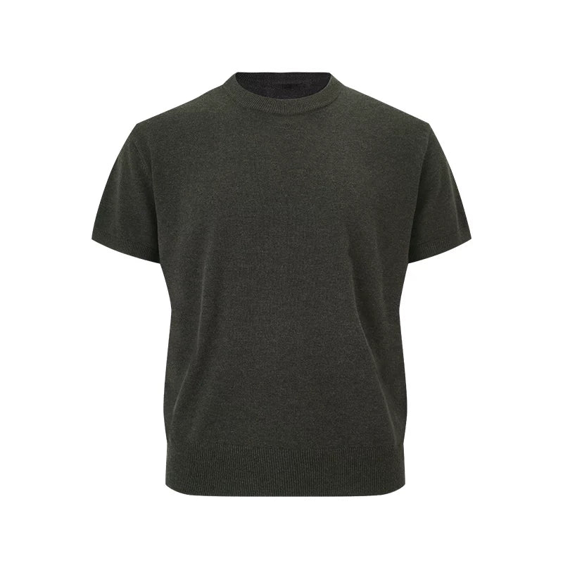 Borrowed Project Casual Knitting Washed Tee