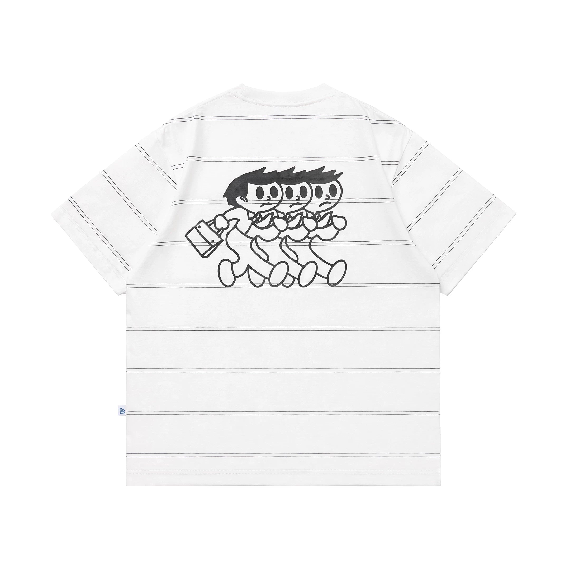 BENT IDEA Casual Striped Loose Tee