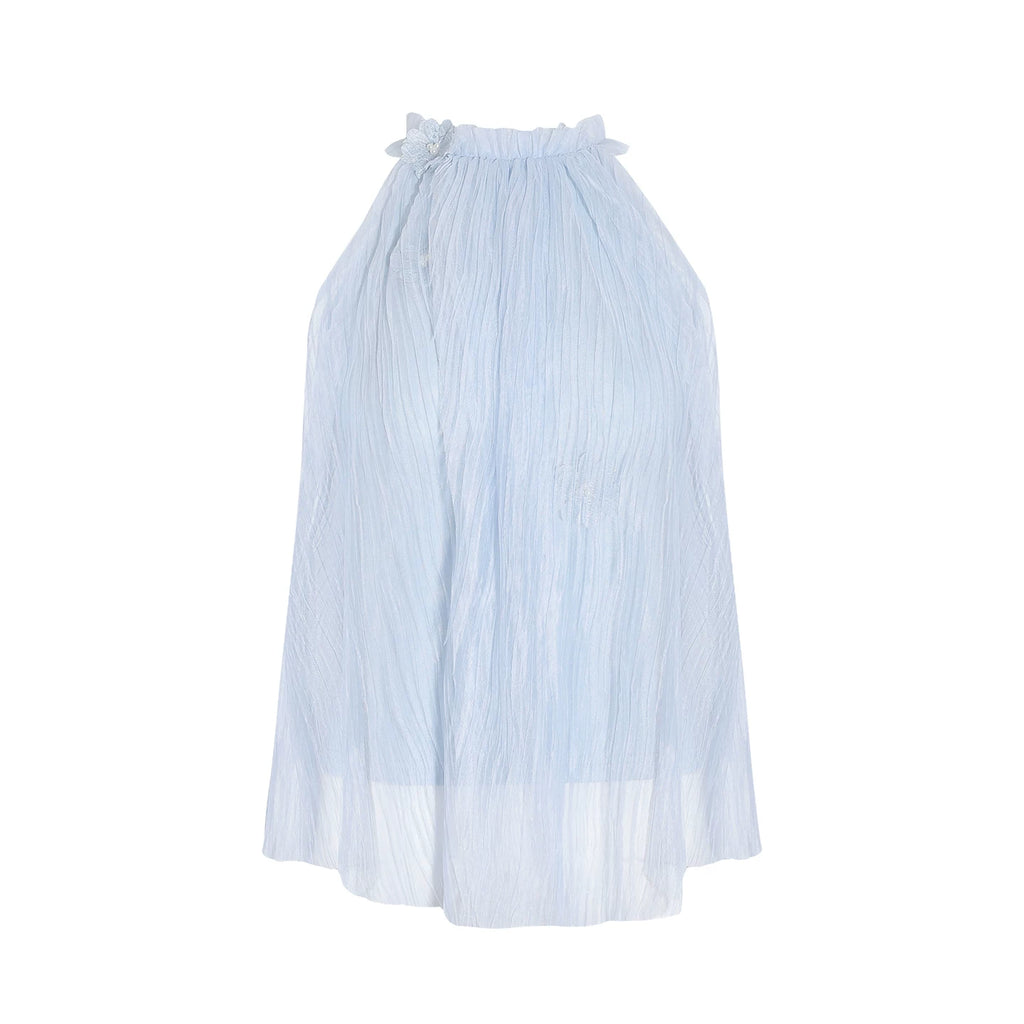 Wildberry Sleeveless Neck Shirt