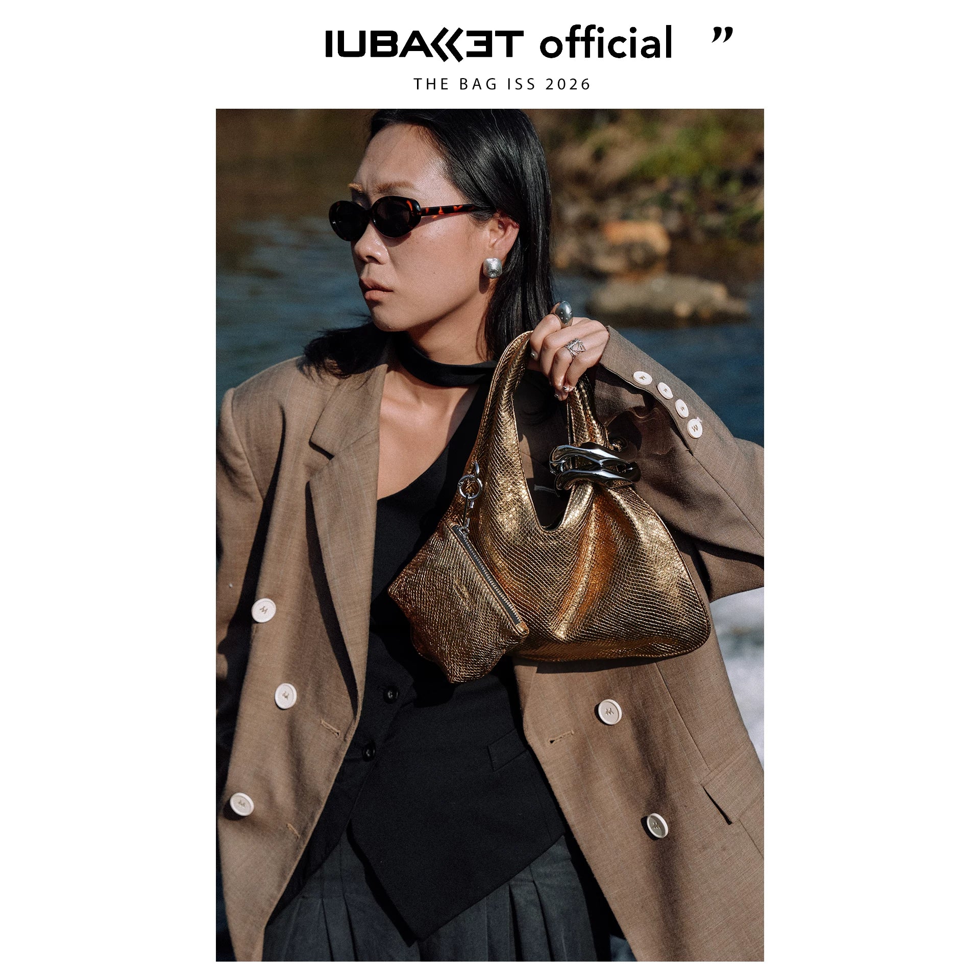 IUBALLET First-layer Cowhide Messenger Bag