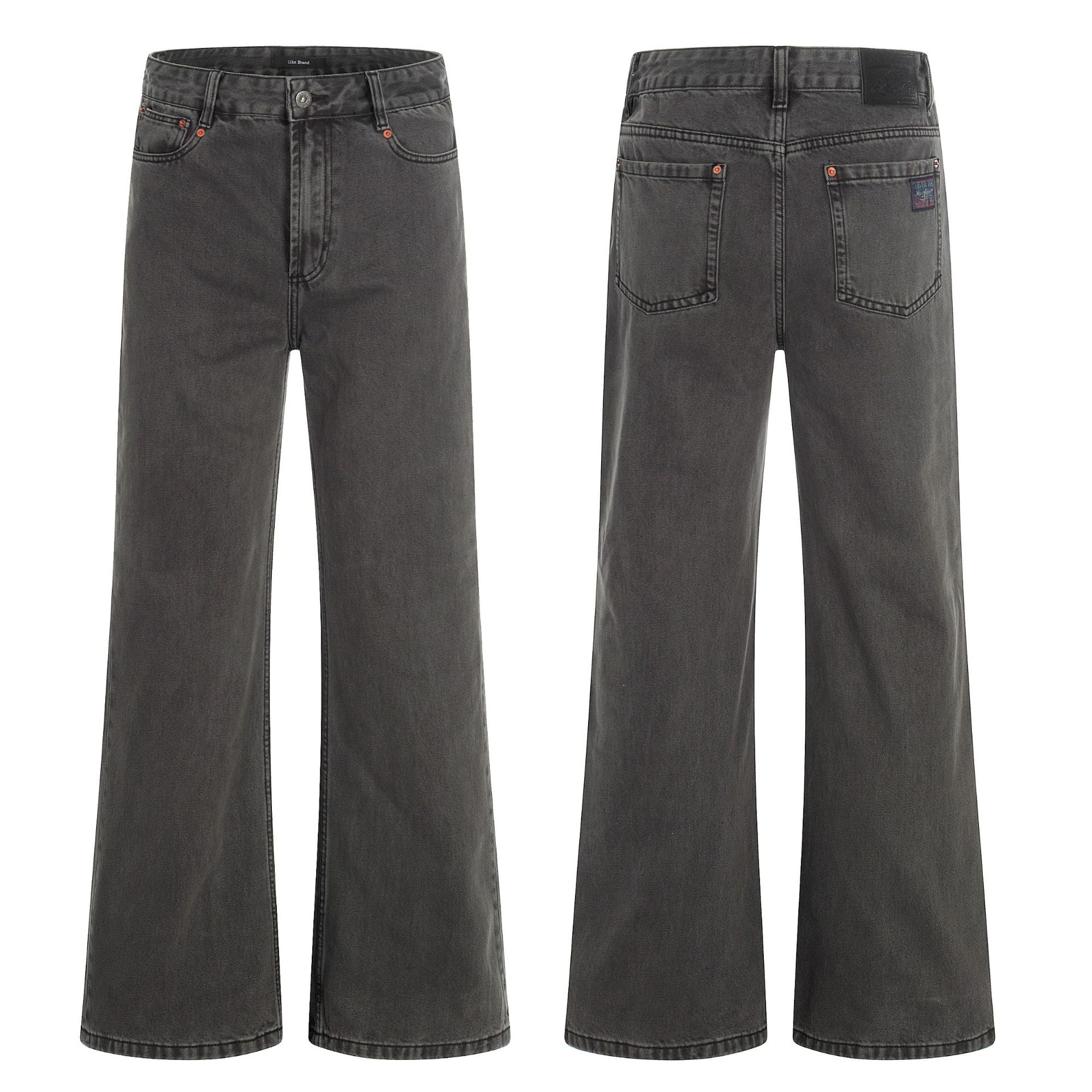 11KN Retro Slim-fitting Waist and Thin Pants
