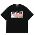 SOSER Vintage SR Print Casual Tee