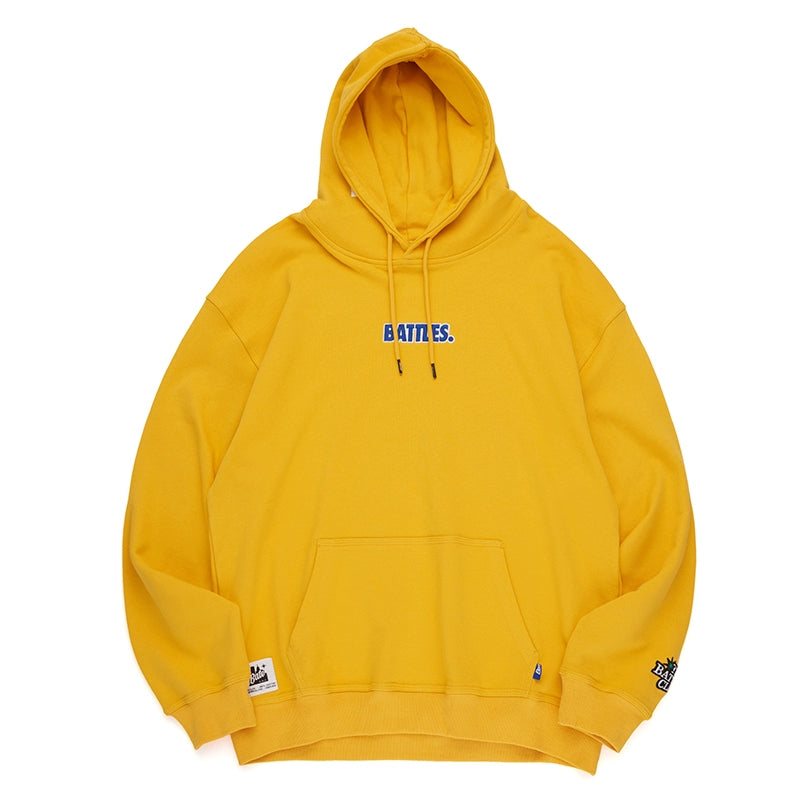 Battles Embroidered Cotton Terry Hooded Sweater