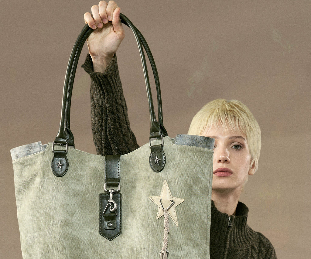 JACD Retro Large Capacity Shoulder Handbag